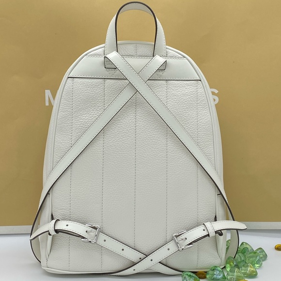 MICHAEL KORS KENLY LARGE BACKPACK OPTIC WHITE - Picture 2 of 16